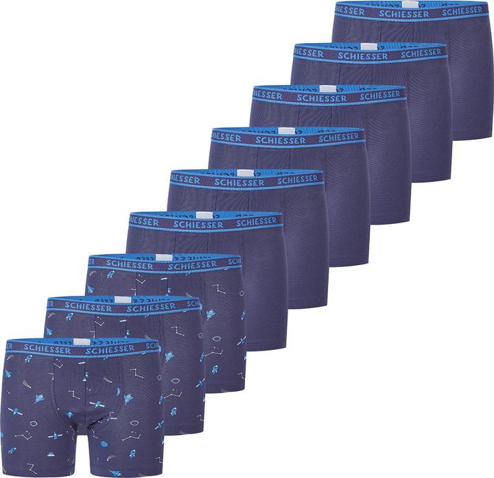 Produktbild Schiesser 9er Pack Kids Boys 95/5 Organic Cotton Shorts / Pants (116, 9er Pack)
