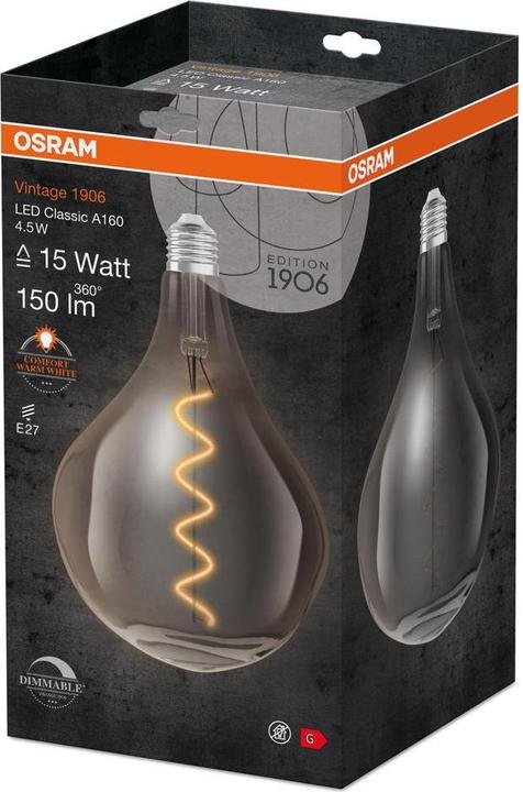 Produktbild Osram Vintage 1906 (E27, 4.50 W, 150 lm, 1 x, G)