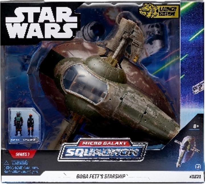 Actual product image Jazwares Star Wars Deluxe Vehicle Boba Fett's Starship Figures