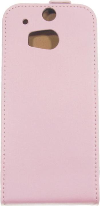 Image du produit OEM Etui cuir Slim Flip HTC One M8 rose (HTC One (M8), HTC One M8s)