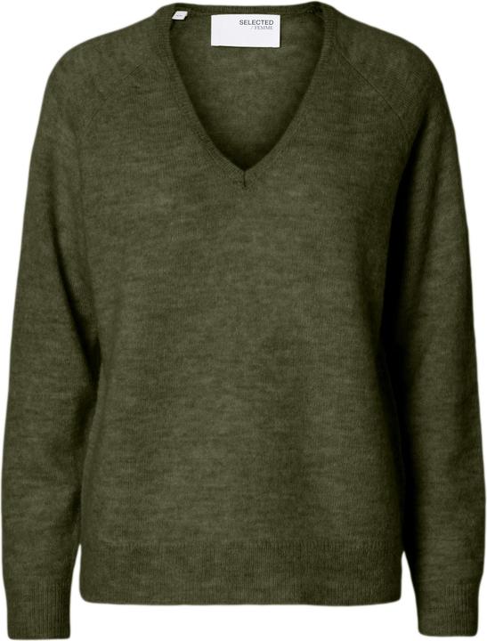 Selected Femme V-Ausschnitt Strickpullover