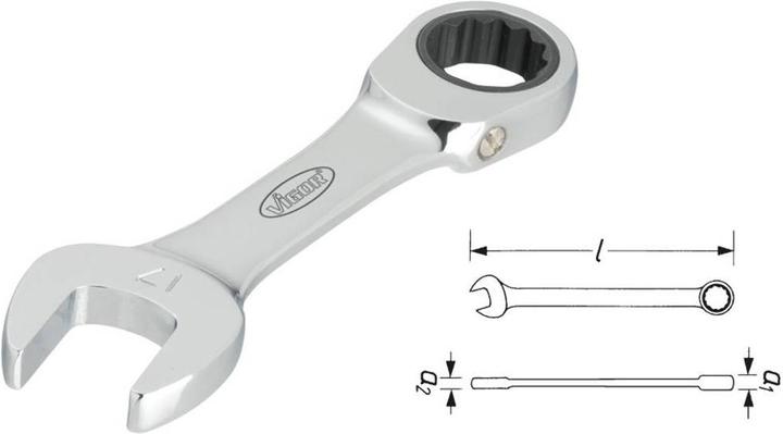 Immagine prodotto Vigor Chiave ad anello a cricchetto 16 (16 mm)
