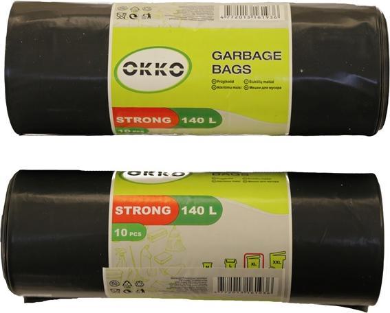 Produktbild Okko GARBAGE BAGS STRONG 140L 10PCS