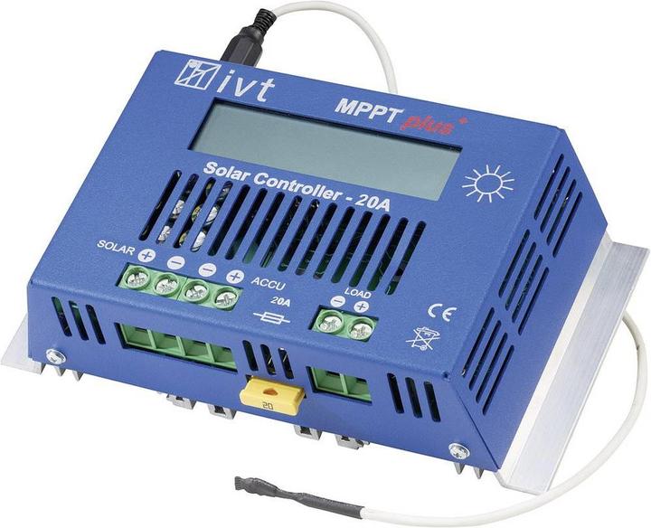 Image du produit IVT Régulateur de charge MPPTplus 20A MPPT 1