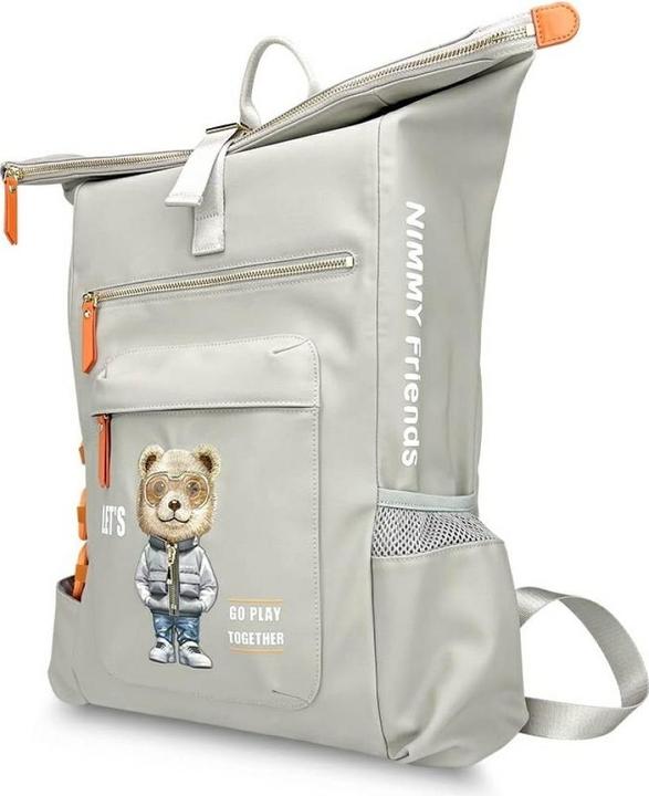 Produktbild Nimmy Cool&Cute 2.0 Bear laptop backpack grey