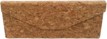 Actual product image Bekos Foldable Glasses Case in Cork and Velvet