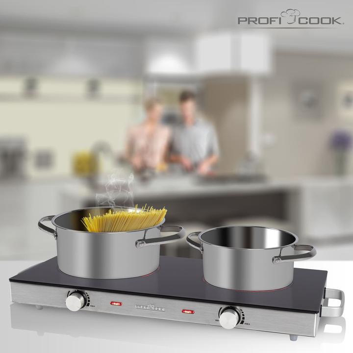 Productafbeelding Nenurodyta Proficook elektrisch fornuis PC-DKP 1211 2 branders 2800W