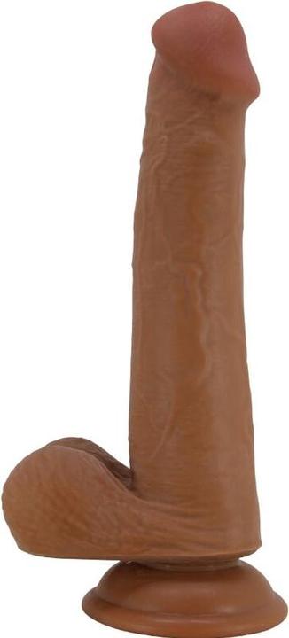 Actual product image Pretty Love Large Realistic Dildo 22 cm Brown