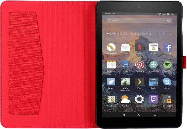 Produktbild König Design Schutz Hülle für Amazon Fire HD 8 (2020) Smart Cover Case Etui Tablet Tasche Neu (Fire HD 8 (2020))
