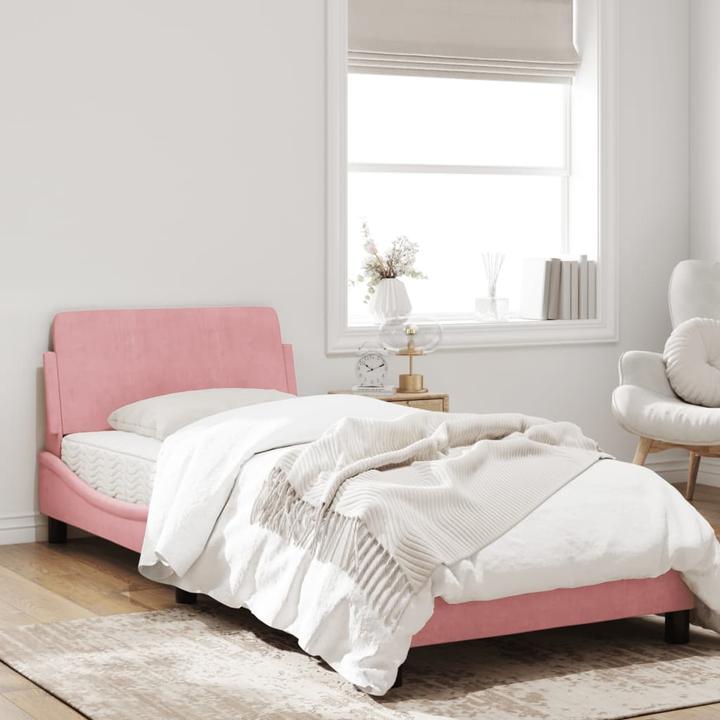 Immagine prodotto VidaXL Struttura letto con testiera in velluto (90 x 200 cm)