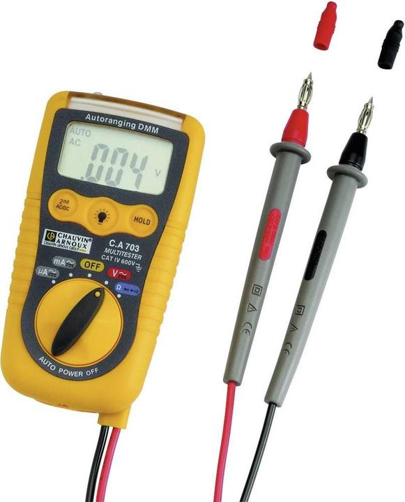 Produktbild Chauvin Arnoux Hand-Multimeter C.A 703 Kalibr (CAT IV 600V, CAT III 1000V)