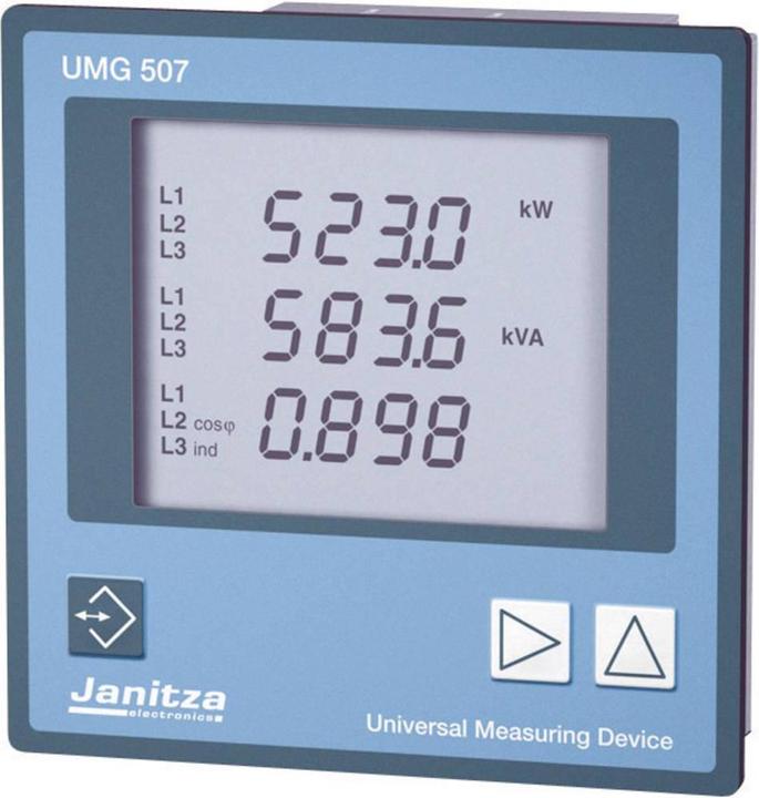 Produktbild Janitza UMG 507E Universal-Messgerät L-N: 50 - 5