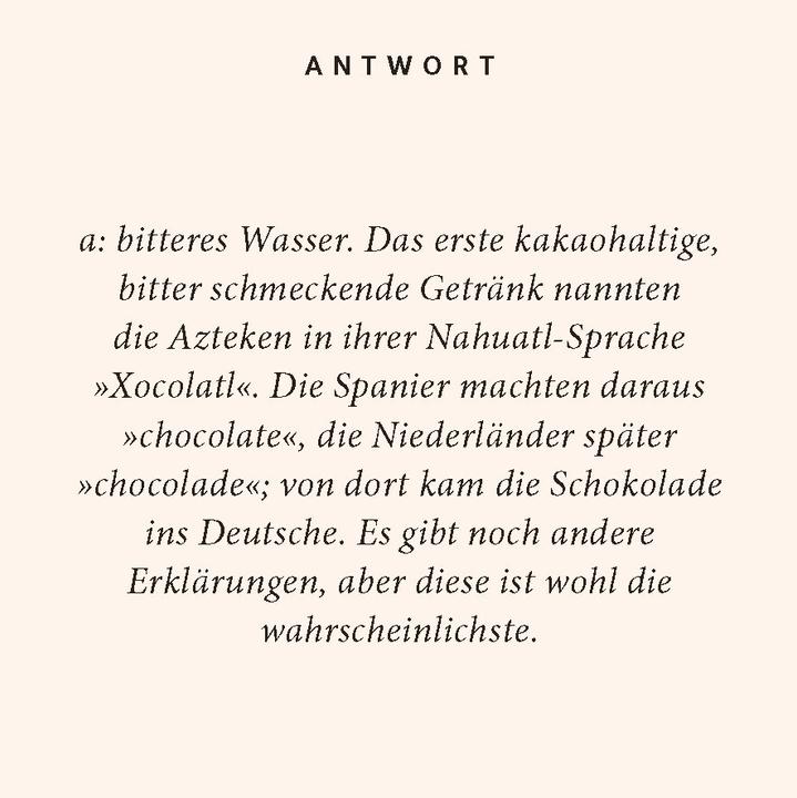 Actual product image Chocolate quiz (German)