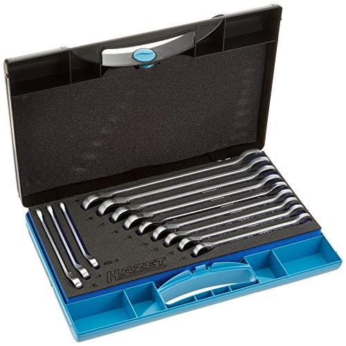 Immagine prodotto HAZET Serie di chiavi combinate a forchetta/ad anello con cricchetto 606N/12 ∙ Profilo trazione dop… (8 mm, 9 mm, 10 mm, 11 mm, 12 mm, 13 mm, 14 mm, 15 mm, 16 mm, 17 mm, 18 mm, 19 mm)