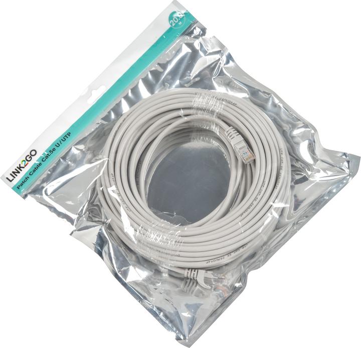 Produktbild Link2Go Netzwerkkabel (UTP, CAT5e, 20 m)