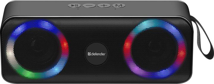 Immagine prodotto Defender Altoparlante Beatbox 20 Bluetooth 20w Luce/Bt/Mic/Fm/Usb/Tf (5 h, Batteria)