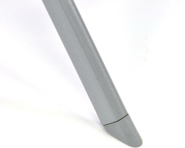 Produktbild VCM Bistrotisch mit Glasplatte klappbar Terrassentisch Glastisch silber Ø 70cm Stahl (70 cm)