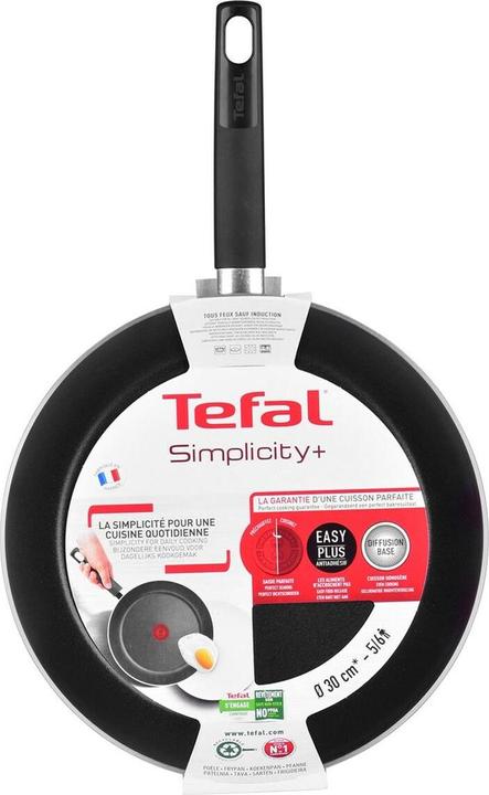Actual product image Tefal Patelnia Simplicity 30cm B5820702 (30 cm, Frying pan, Aluminium)