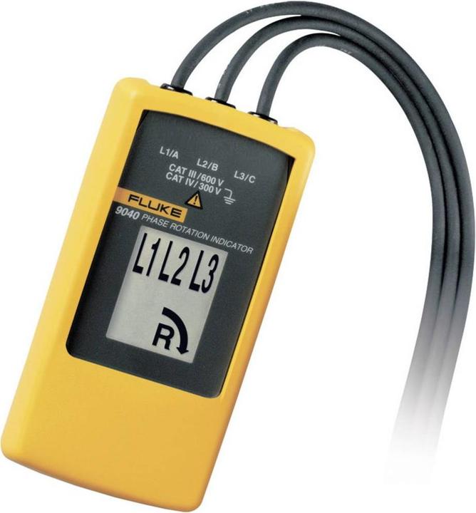 Image du produit Fluke 9040EUR Indicateur de direction à champ tournant (CAT III 600V)