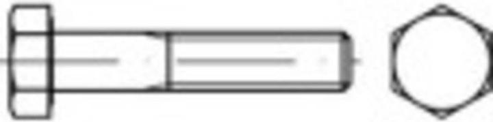 Produktbild Toolcraft Sechskantschrauben M18 160 mm (25 Schrauben pro Stück)