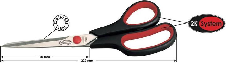 Immagine prodotto Vigor Forbici universali V1304 (20.20 cm)
