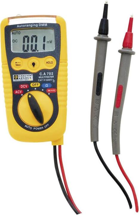Actual product image Chauvin Arnoux Hand-held multimeter C.A 702 Calibr (CAT IV 600V, CAT III 1000V)
