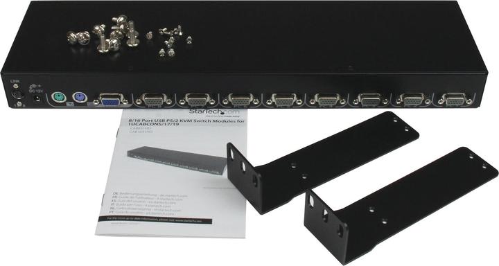 Produktbild StarTech 8 Port USB PS/2 KVM Switch für 1UCABCONS/17/19