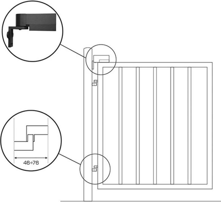 Actual product image Amf Door closer hydraulic 150N (Outdoor)