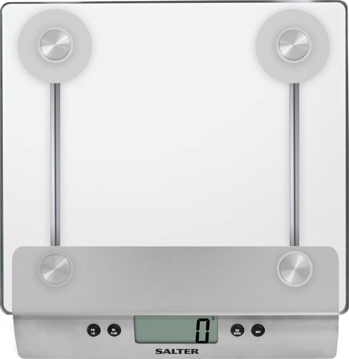 Actual product image Salter 3003 SSSVDR08 Aquatronic Glass Kitchen Scale