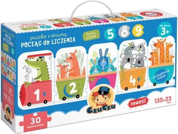 Czuczu Puzzle mit Schlüssellochzug zum Zählen (30 Teile)