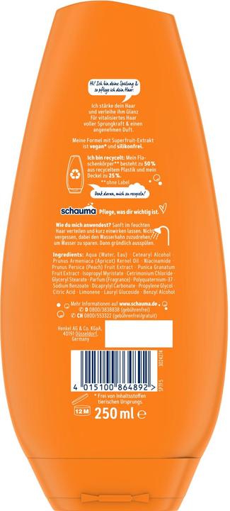 Produktbild Schwarzkopf Spülung Superfruit & Glanz 250ml (250 ml)