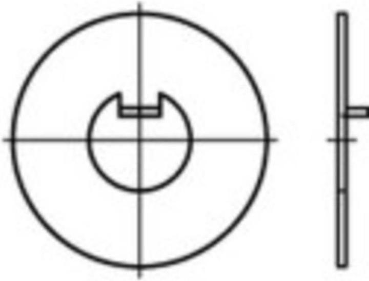 Toolcraft Washers with inner nose