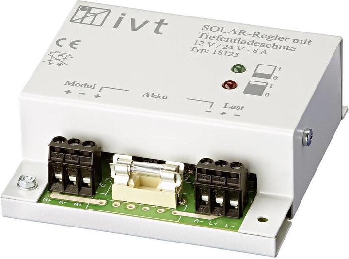 Actual product image IVT Charge controller Shunt PWM 12 V, 24