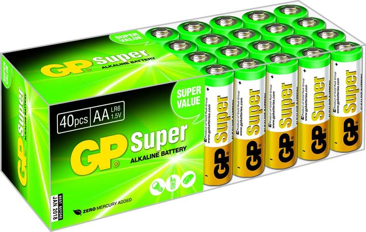 GP Batteries Super Alkaline (40 pcs., AA)