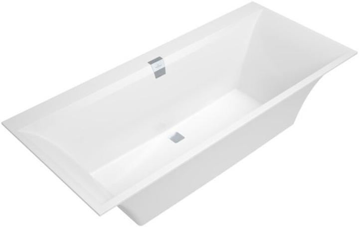 Actual product image Villeroy & Boch V&B built-in bath SQUARO EDGE 12 DUO R-corner1800x800mm white (180 l, 180 cm, 80 cm)