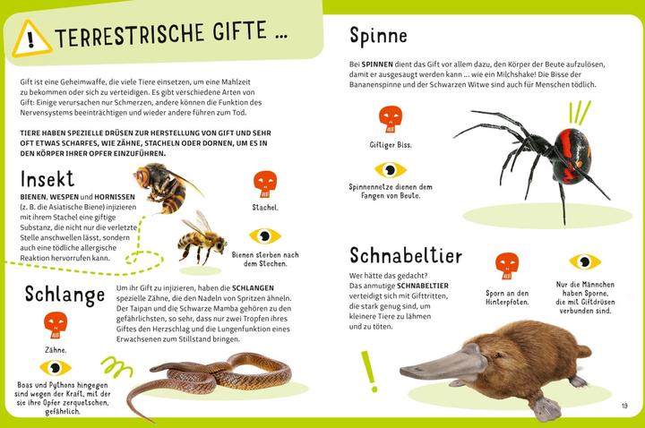 Actual product image National Geographic Die tödlichsten Tiere. Ein aufregendes Count-Down der gefährlichsten Tiere (Top Ten) (German, Cristina Banfi, Massimo Miato, 2024)