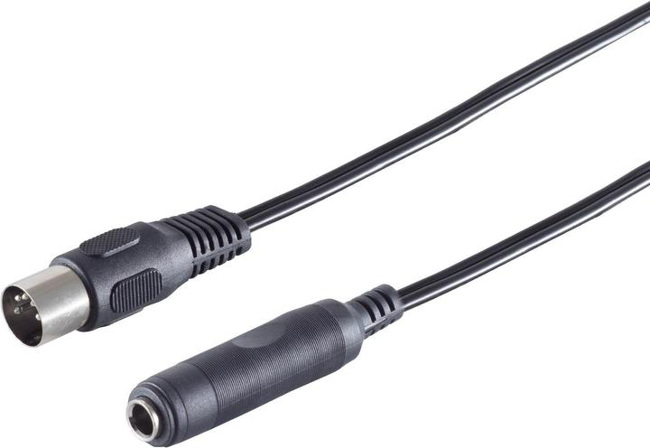 Actual product image Shiverpeaks S/CONN maximum connectivity diode cable DIN jack diode plug 5-pin to jack coupling 3-pin 6 (0.01 m)