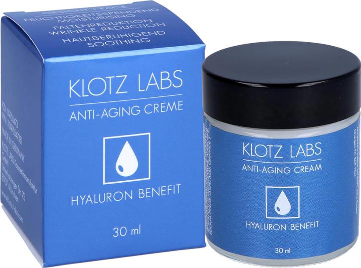Actual product image Klotz Labs Hyaluron Benefit Cream, 30 ml Cream (30 ml, 24h cream)