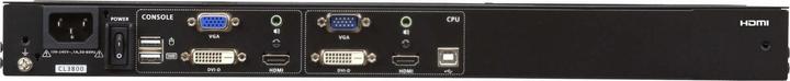 Image du produit Aten CL3800NW SL Console LCD courte double rail 18,5" (USB HDMI DVI VGA) Disposition SL
