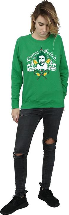 Actual product image Elf Womens/Ladies Headed Ninny Muggins Sweatshirt (M)