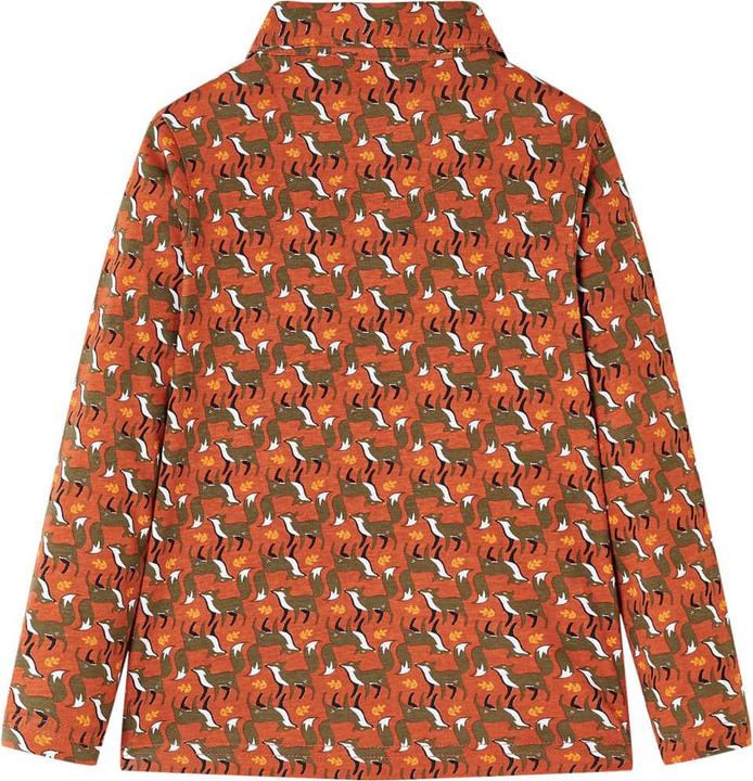 Produktbild VidaXL Kinderhemd Rostbraun 116,Material: 100 % Baumwolle,Farbe (116)