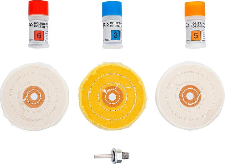 Image du produit BGS Kit de polissage pour métal doux 7 pièces