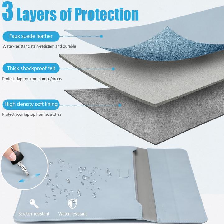 Actual product image Only-Bags.Store Laptoptasche Laptoptasche mit Standfunktion (Microsoft, Apple)