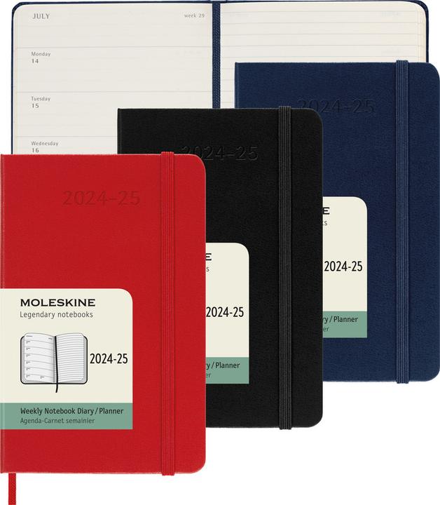Immagine prodotto Moleskine Agende scolastiche Hard Cover Weekly Notebook (9 x 14 cm, Copertina rigida, Inglese)