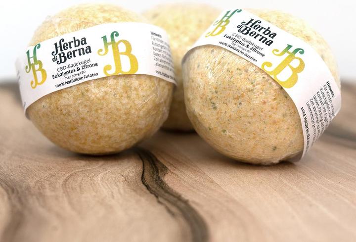 Actual product image Herba di Berna Bath Ball Eucalyptus & Lemon (Bath bombs)