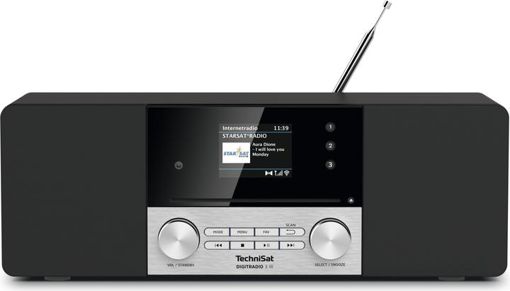 Immagine prodotto TechniSat DigitRadio 3 IR (Web radio, DAB, FM, Bluetooth, WiFi)