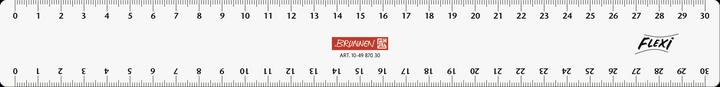 Produktbild Lineal Flexi 30 cm, glasklar (300 mm)