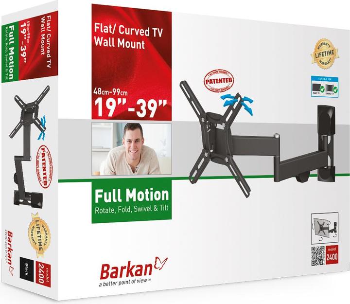 Produktbild Barkan Wh 2400 (Wand, 43", 30 kg)