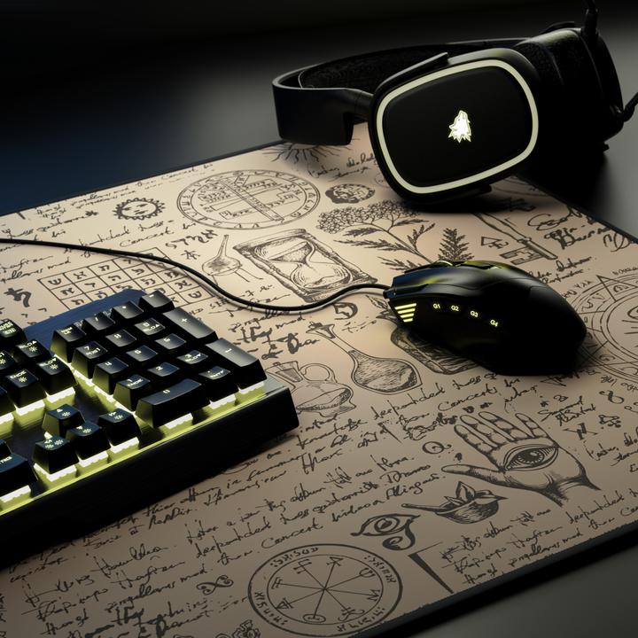 Immagine prodotto Titanwolf Tappetino per mouse da gioco, 900 x 400 mm XXL, migliora la precisione e la velocità, Alchemy (XXL)