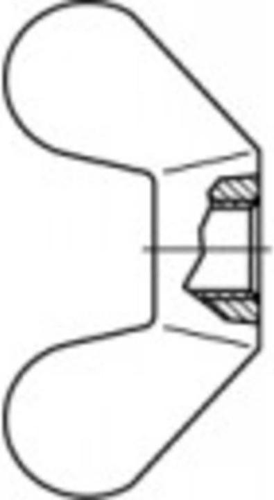 Toolcraft Wing nuts M5 DIN 315 Tempe (M5)